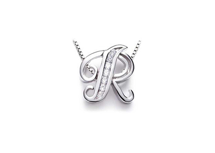 Silver Plated | Alphabet Pendants